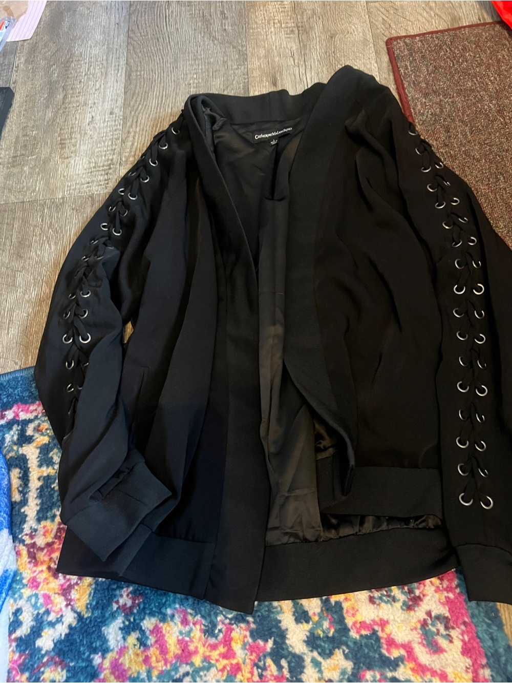 Catherine malandrino large black blazer